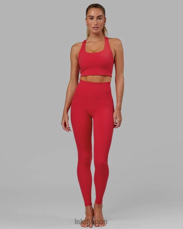 フュージョン X ロングレギンス - スカーレット LSKD 女性 衣服 082HP626