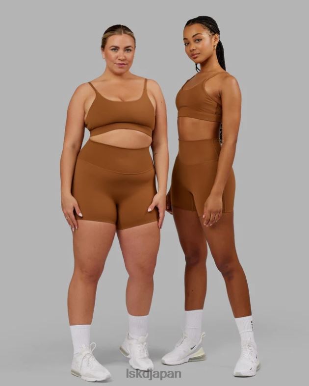 エリクシール Xレングス ショート - キャメル LSKD 女性 衣服 082HP696