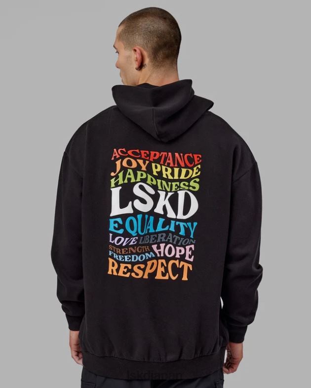 amplify パーカー オーバーサイズ - プライドブラック LSKD ユニセックス 衣服 082HP439