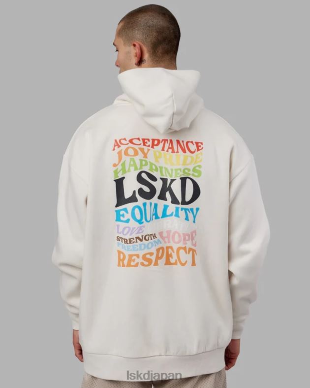 amplify パーカー オーバーサイズ - プライド オフホワイト LSKD ユニセックス 衣服 082HP440