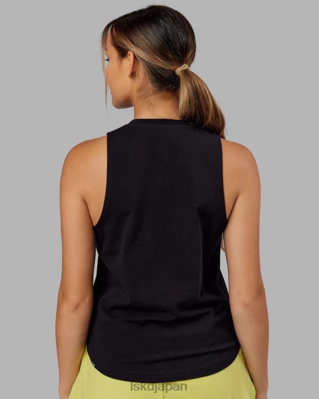 エキスパンド FLXコットンタンク - ブラックシトラスグリーン LSKD 女性 衣服 082HP166