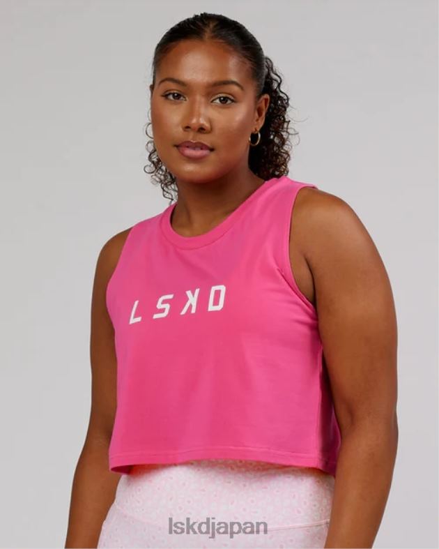 アジャイル FLXコットン タンク - フラミンゴ LSKD 女性 衣服 082HP197