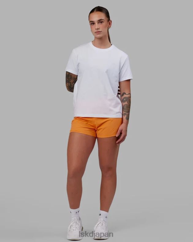 ラブ ザ ラン FLXコットン T シャツ - ホワイトブラック LSKD 女性 衣服 082HP279