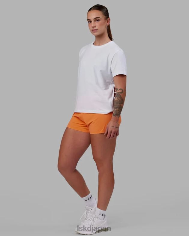 ラブ ザ ラン FLXコットン T シャツ - ホワイトブラック LSKD 女性 衣服 082HP279