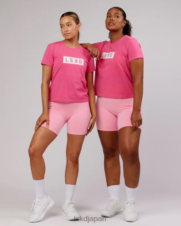 ストレングス FLXコットン T シャツ - フラミンゴ LSKD 女性 衣服 082HP307