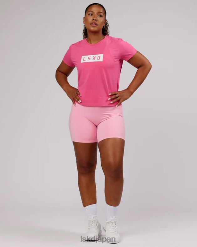 ストレングス FLXコットン T シャツ - フラミンゴ LSKD 女性 衣服 082HP307