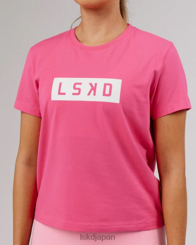 ストレングス FLXコットン T シャツ - フラミンゴ LSKD 女性 衣服 082HP307