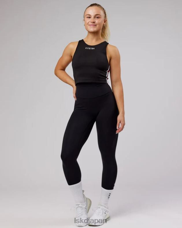 Fitstop ウォームアップ タンク - ブラック LSKD 女性 衣服 082HP178