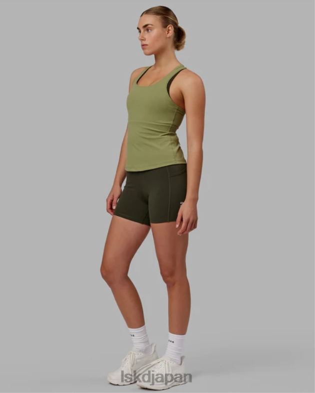 リフトパフォーマンスアクティブタンク - モスストーン LSKD 女性 衣服 082HP116
