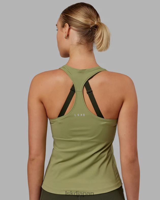 リフトパフォーマンスアクティブタンク - モスストーン LSKD 女性 衣服 082HP116
