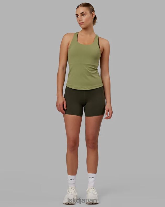 リフトパフォーマンスアクティブタンク - モスストーン LSKD 女性 衣服 082HP116