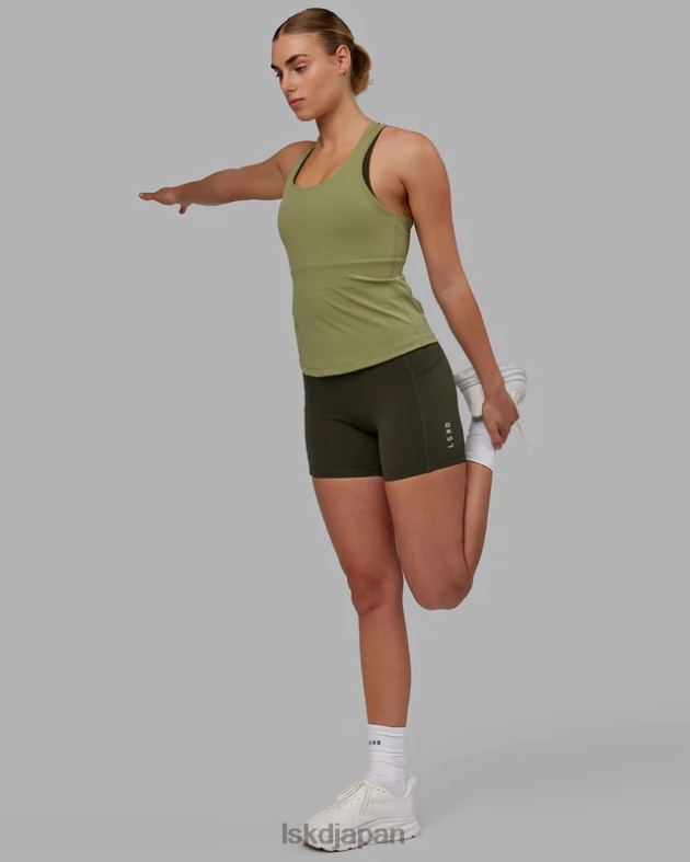 リフトパフォーマンスアクティブタンク - モスストーン LSKD 女性 衣服 082HP116