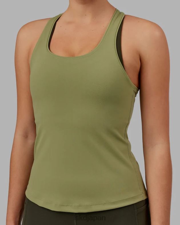 リフトパフォーマンスアクティブタンク - モスストーン LSKD 女性 衣服 082HP116