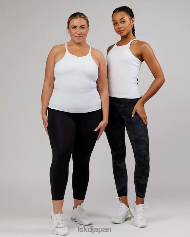 ミニマルシームレスリブタンク - ホワイト LSKD 女性 衣服 082HP127