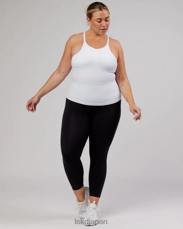 ミニマルシームレスリブタンク - ホワイト LSKD 女性 衣服 082HP127