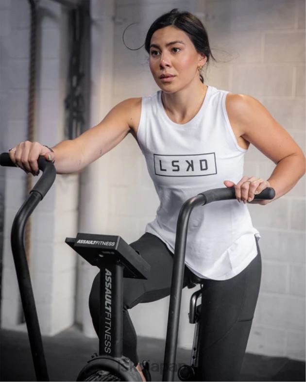 ルナタンク - ホワイトブラック LSKD 女性 衣服 082HP133