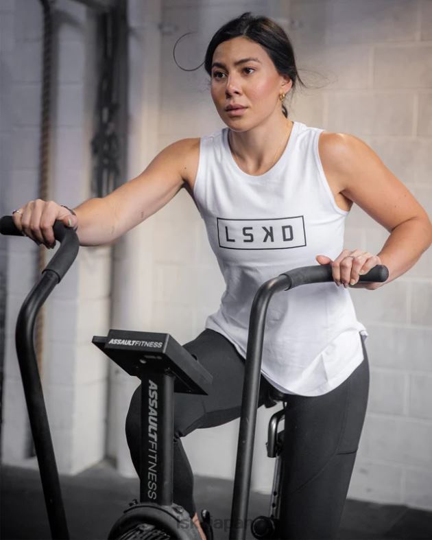 ルナタンク - ホワイトブラック LSKD 女性 衣服 082HP133