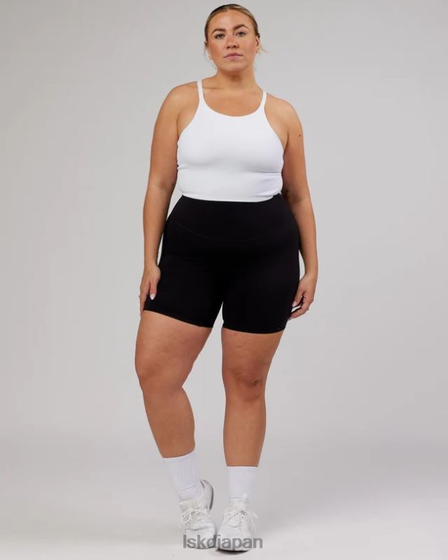 最小限のシームレスなクロップリブタンク - ホワイト LSKD 女性 衣服 082HP146