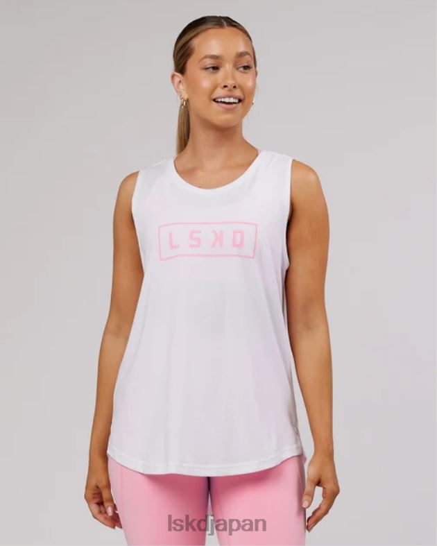 ルナタンク - ホワイトピンクフロスティング LSKD 女性 衣服 082HP193