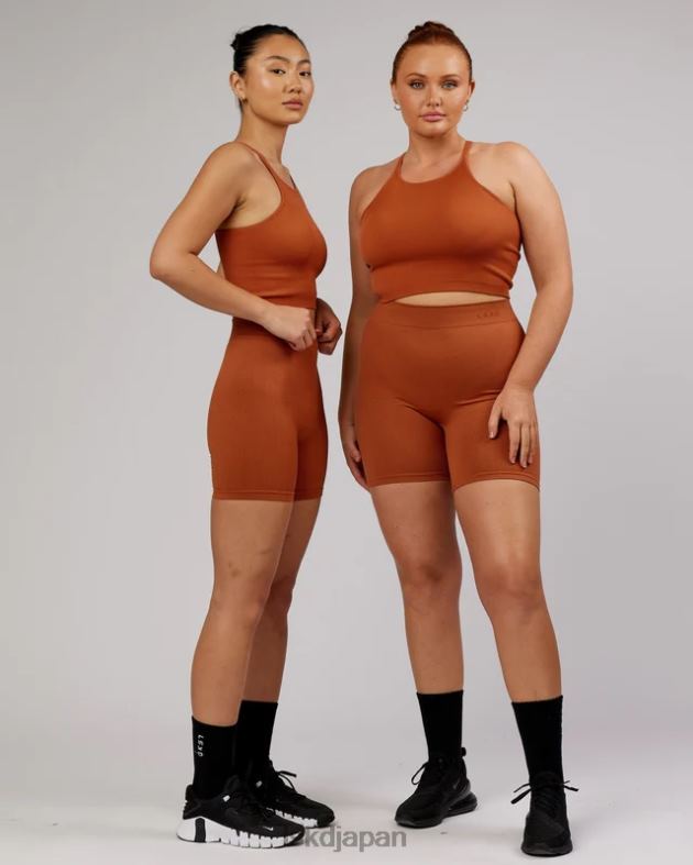 ミニマルシームレスクロップリブタンク - オーバーン LSKD 女性 衣服 082HP202