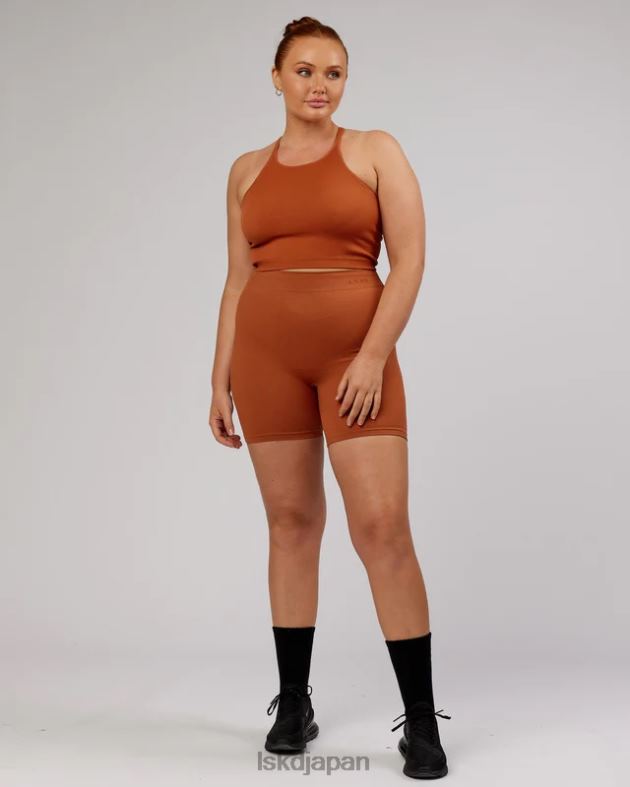 ミニマルシームレスクロップリブタンク - オーバーン LSKD 女性 衣服 082HP202