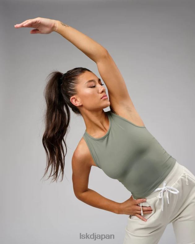 フローパフォーマンスタンク - ダスティオリーブ LSKD 女性 衣服 082HP206