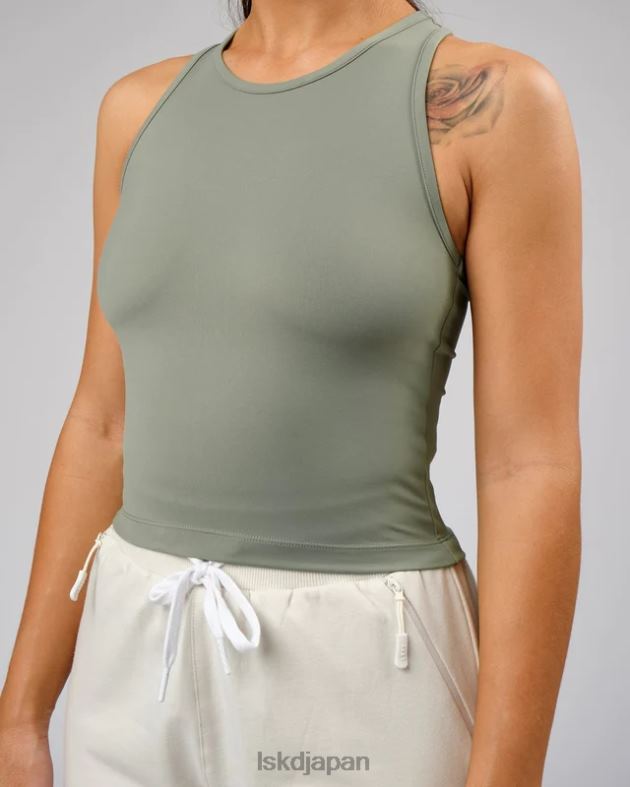フローパフォーマンスタンク - ダスティオリーブ LSKD 女性 衣服 082HP206