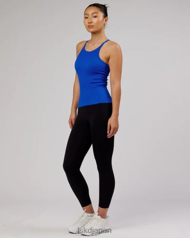 最小限のシームレスなリブタンク - 強いブルー LSKD 女性 衣服 082HP211