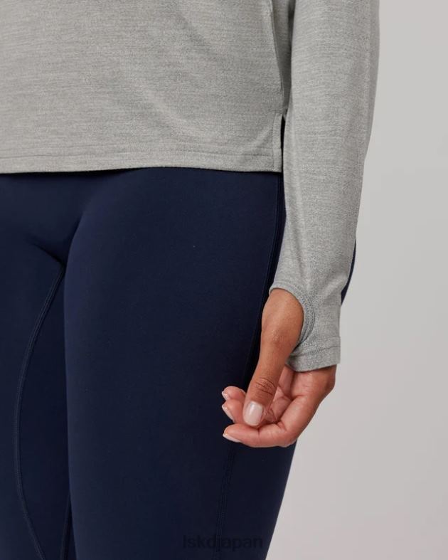 パフォーム ヴェイパーフロクス LS ティー - LT グレー マール LSKD 女性 衣服 082HP281