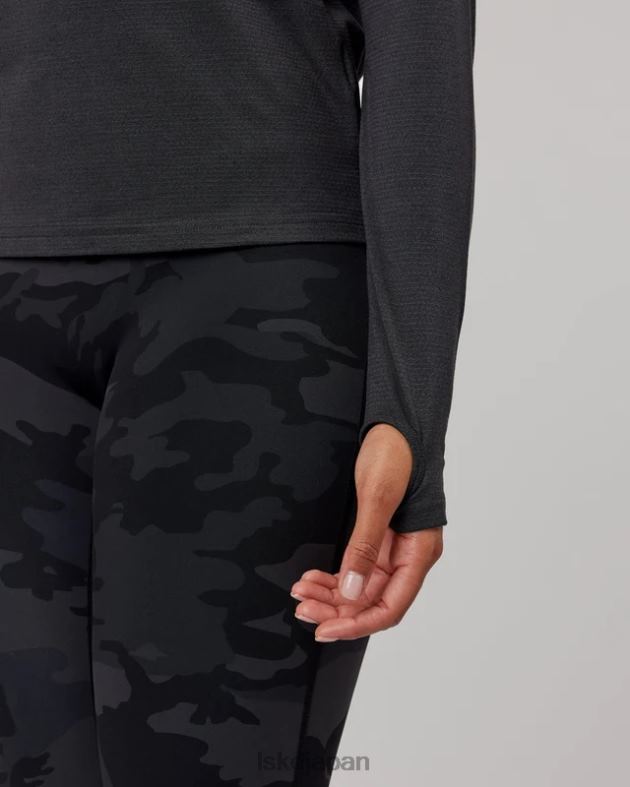 パフォーム ヴェイパーフロクス LS Tシャツ - ブラックメール LSKD 女性 衣服 082HP283