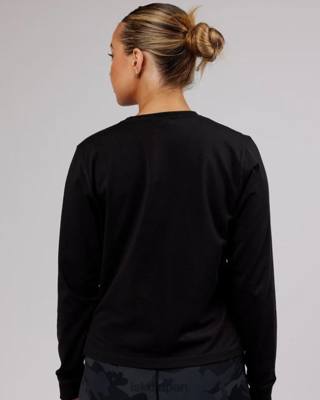 デラックス ピマフレックス LS T シャツ - ブラック LSKD 女性 衣服 082HP301