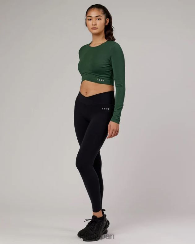 ラップされた LS T シャツ - 松葉 LSKD 女性 衣服 082HP333