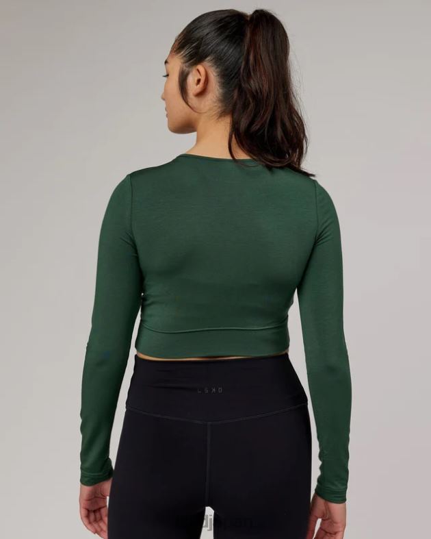 ラップされた LS T シャツ - 松葉 LSKD 女性 衣服 082HP333