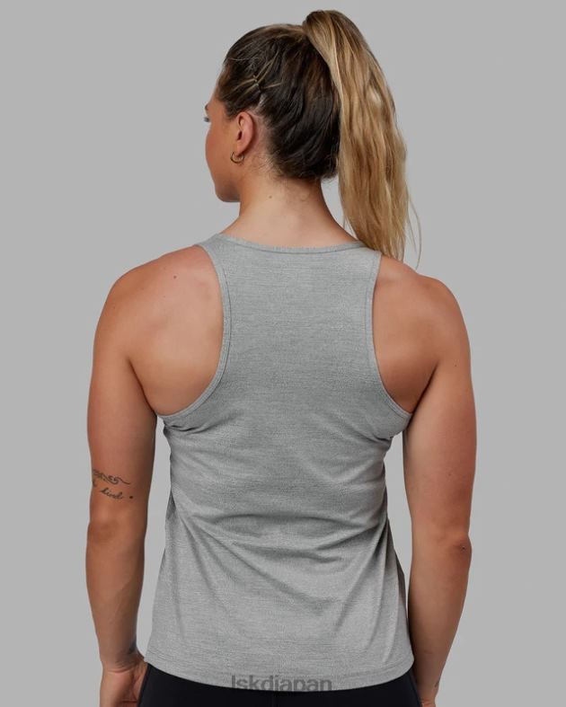 パフォーム ヴェイパーフロクス タンク - LT グレーメランジ LSKD 女性 衣服 082HP126