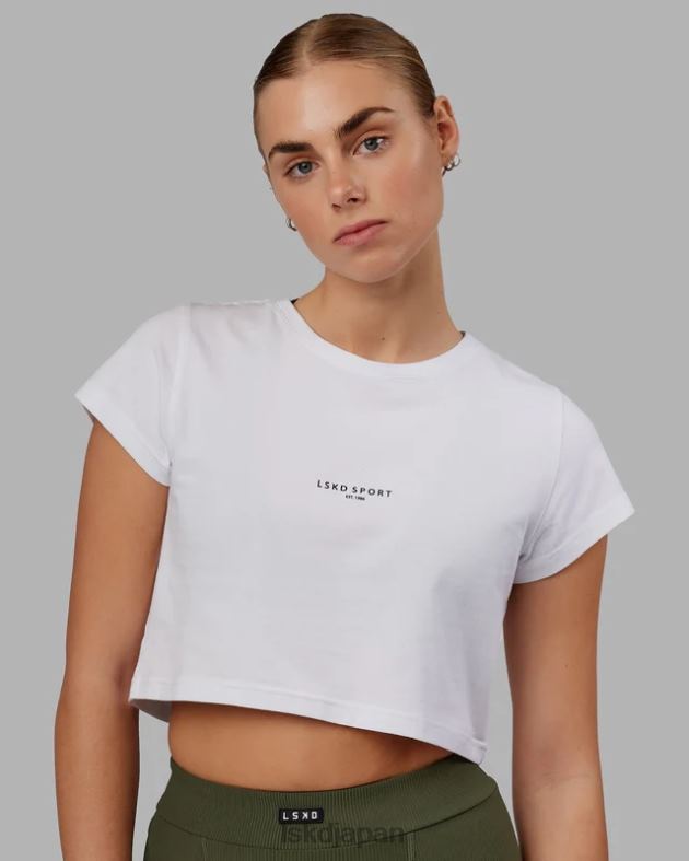 フロントランナーベビーTシャツ - ホワイト LSKD 女性 衣服 082HP221