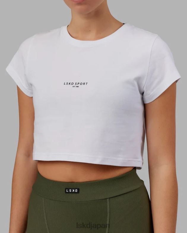 フロントランナーベビーTシャツ - ホワイト LSKD 女性 衣服 082HP221