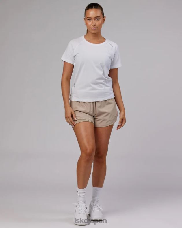 パフォーム ヴェイパーフロクス T シャツ - ホワイトメール LSKD 女性 衣服 082HP237