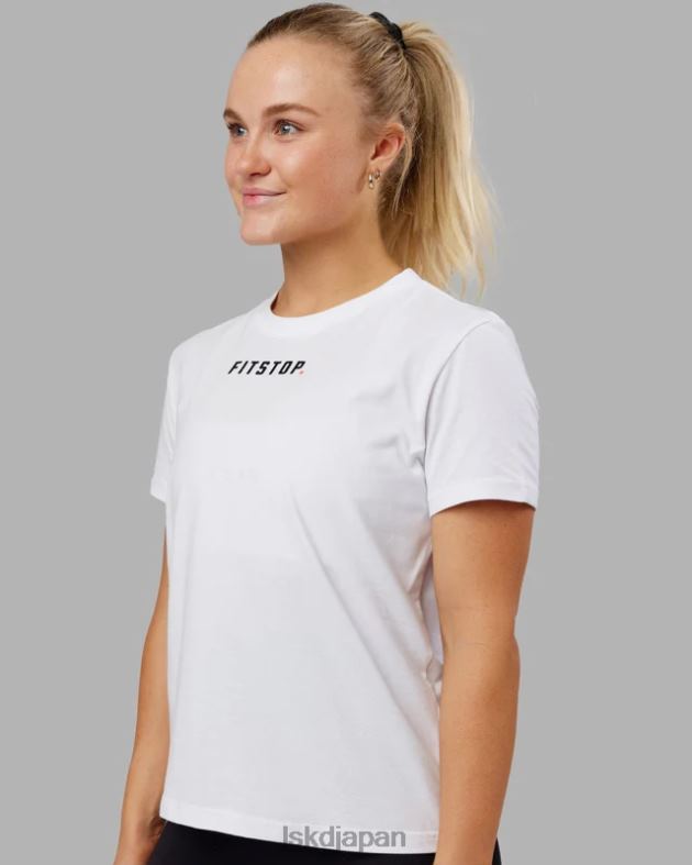 フィットストップ ファスト T シャツ - ホワイト LSKD 女性 衣服 082HP263