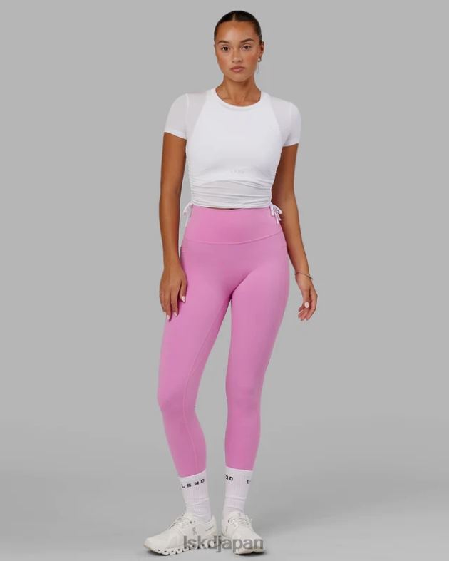 キックオンクロップドTシャツ - ホワイト LSKD 女性 衣服 082HP266