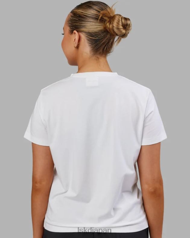 デラックス ピマフレックス T シャツ - ホワイト LSKD 女性 衣服 082HP290