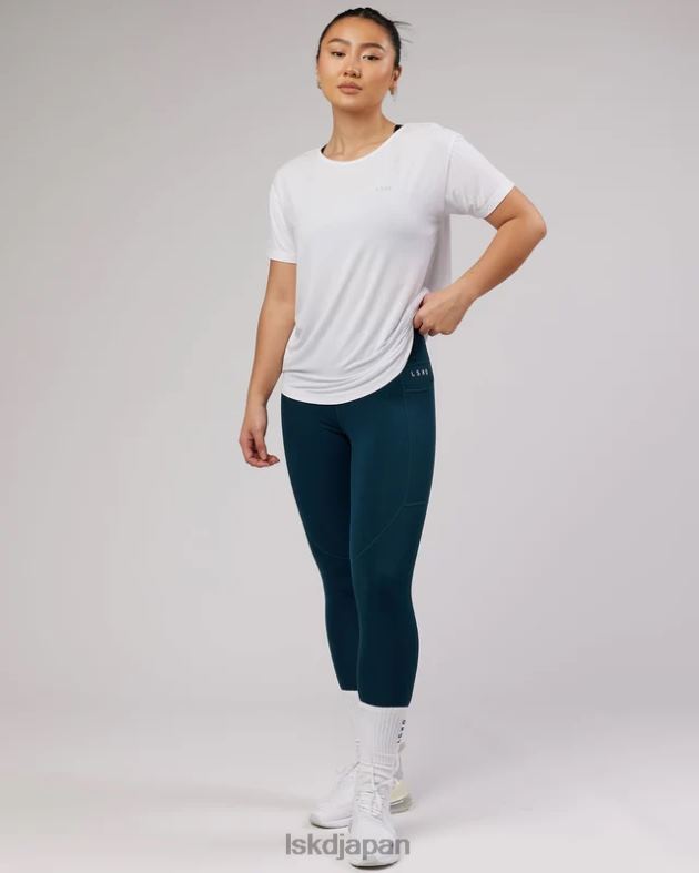 エアスラウチTシャツ - ホワイト LSKD 女性 衣服 082HP325