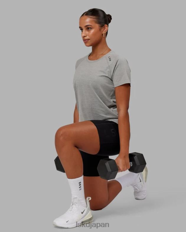 パフォーム ヴェイパーフロクス T シャツ - LT グレーメール LSKD 女性 衣服 082HP233