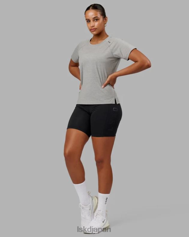 パフォーム ヴェイパーフロクス T シャツ - LT グレーメール LSKD 女性 衣服 082HP233