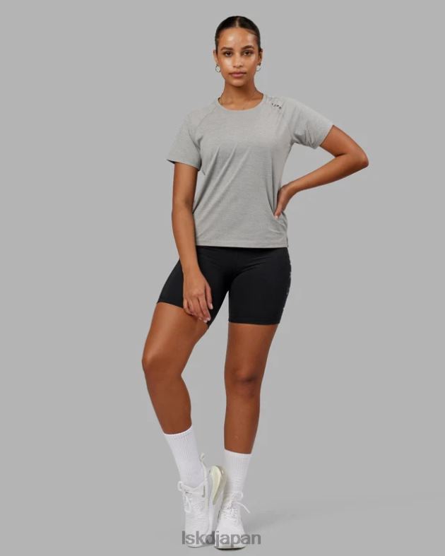 パフォーム ヴェイパーフロクス T シャツ - LT グレーメール LSKD 女性 衣服 082HP233