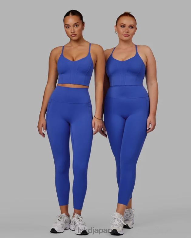 elixir ポケット付き 7/8 レギンス - パワーコバルト LSKD 女性 衣服 082HP570