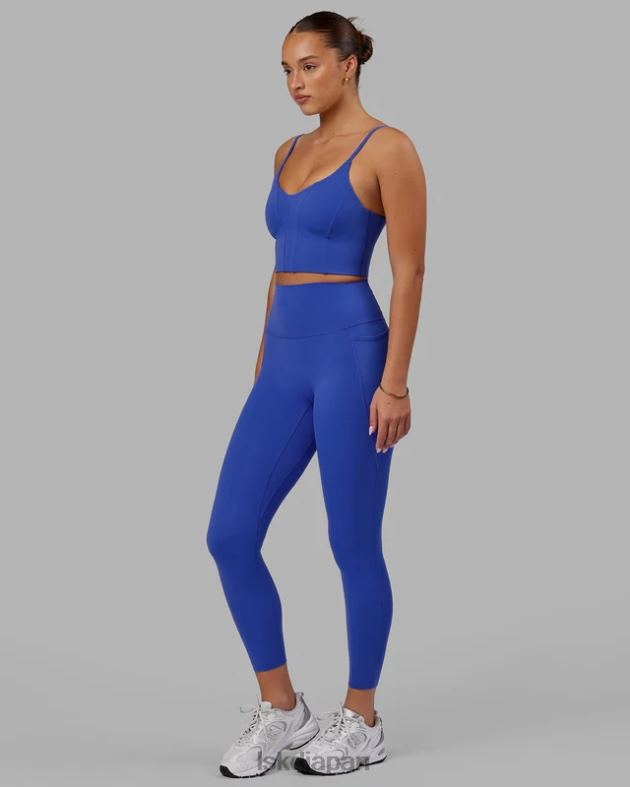 elixir ポケット付き 7/8 レギンス - パワーコバルト LSKD 女性 衣服 082HP570