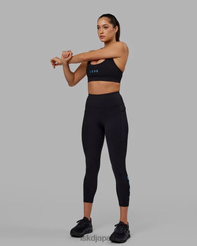 rep 7/8 レギンス - ブラックアズールブルー LSKD 女性 衣服 082HP592