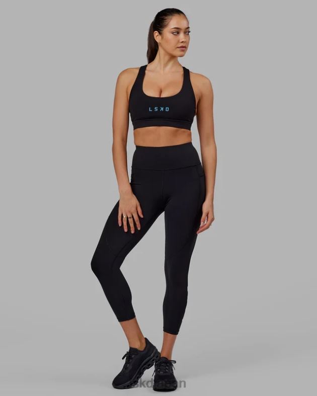 rep 7/8 レギンス - ブラックアズールブルー LSKD 女性 衣服 082HP592