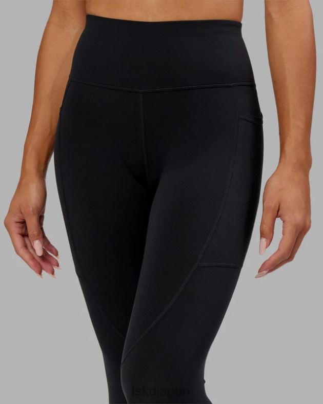 rep 7/8 レギンス - ブラックコーンフラワーブルー LSKD 女性 衣服 082HP730