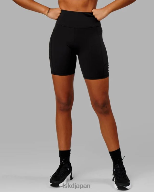 rep ミッドレングス ショート スモールロゴ - ブラック LSKD 女性 衣服 082HP646